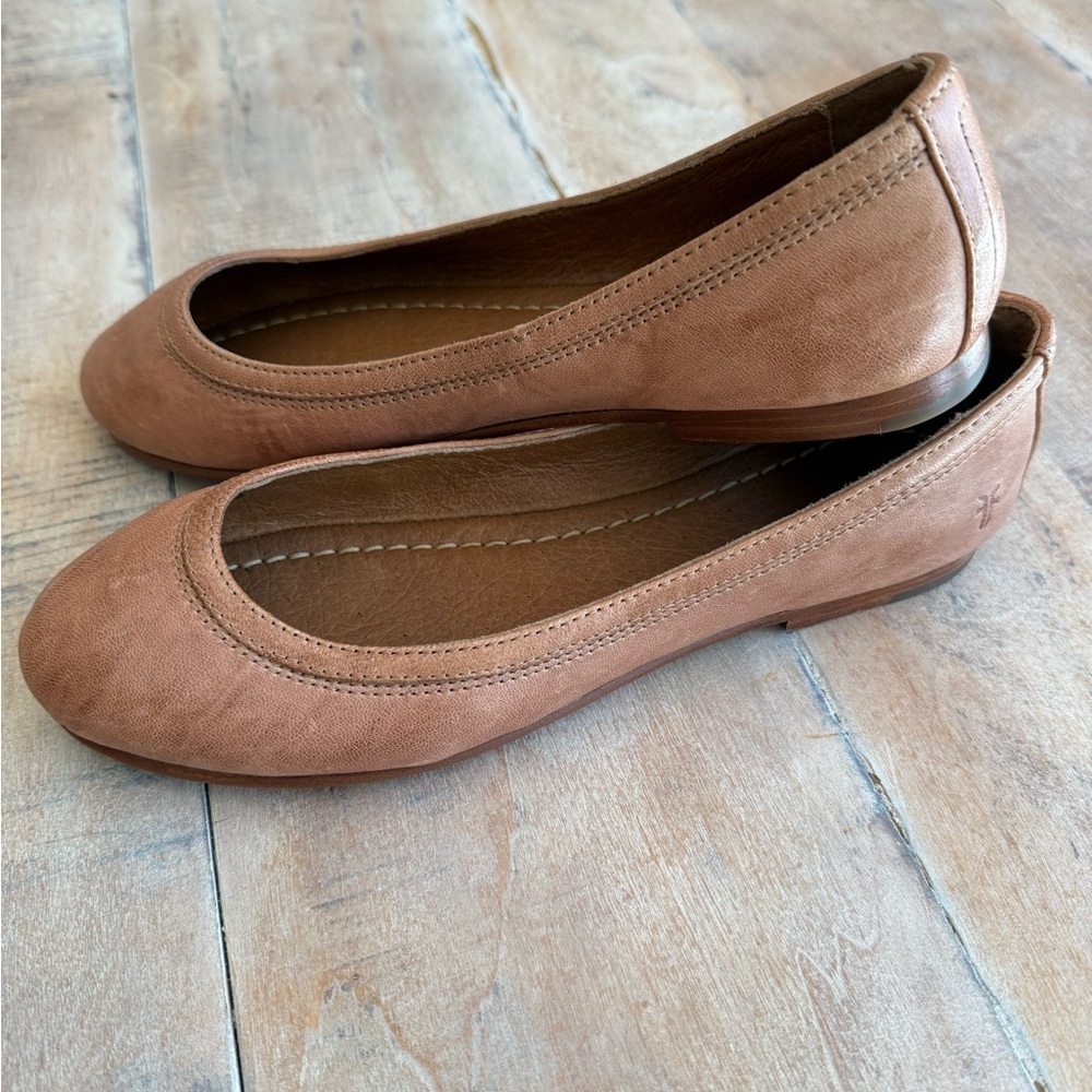 FRYE Carrie Leather Ballet Flats size 7